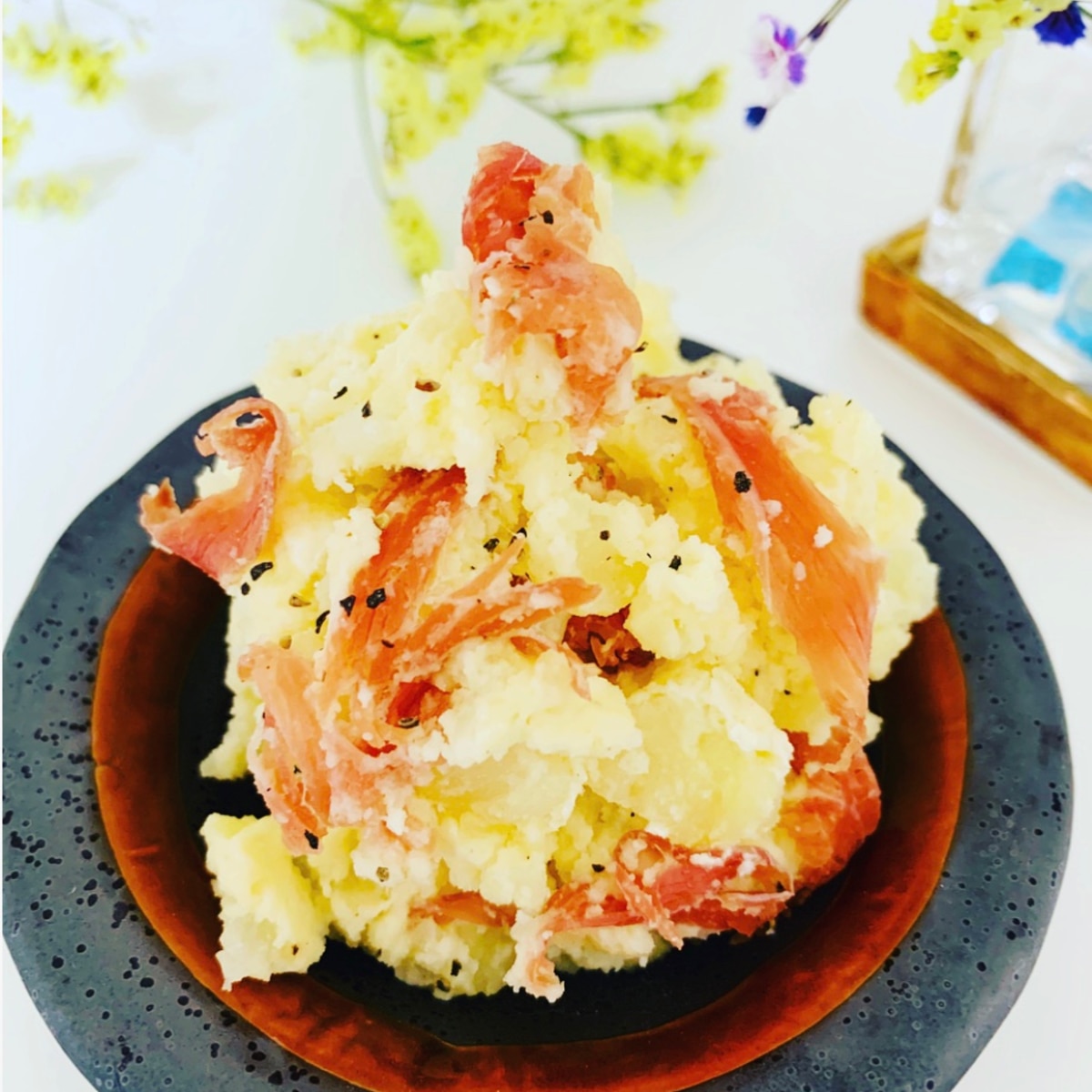 3種のチーズと生ハムのちょっぴり大人なポテトサラダ レシピ 作り方 By Miyabi 楽天レシピ 3種のチーズと生ハムのちょっぴり大人なポテトサラダ レシピ 作り方 By Miyabi 楽天レシピ